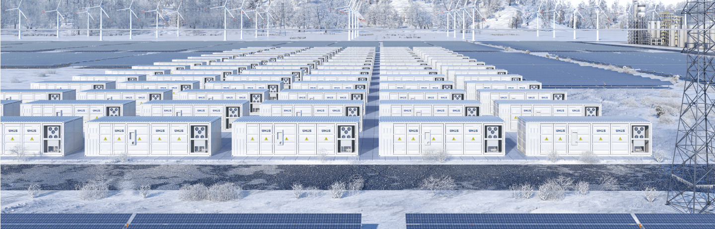 Utility-scale battery storage system for grid projects